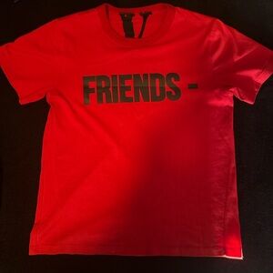 VLONE Red Friends Graphic Tee